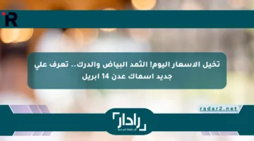 تخيل الأسعار اليوم! الثمد البياض والدرك.. تعرف على جديد أسماك عدن 14 أبريل